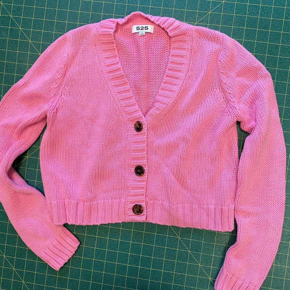 525 America cropped cardigan S